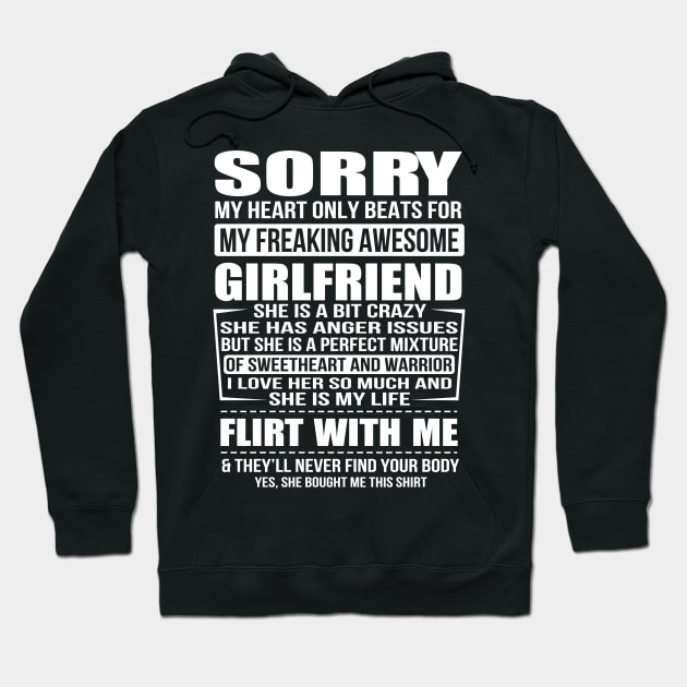 Awesome Girlfriend Shirt Awesome Boyfriend Shirt Hoodie by Nikkyta